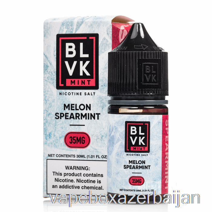 Vape Azerbaijan Melon Spearmint - BLVK Mint Salts - 30mL 35mg